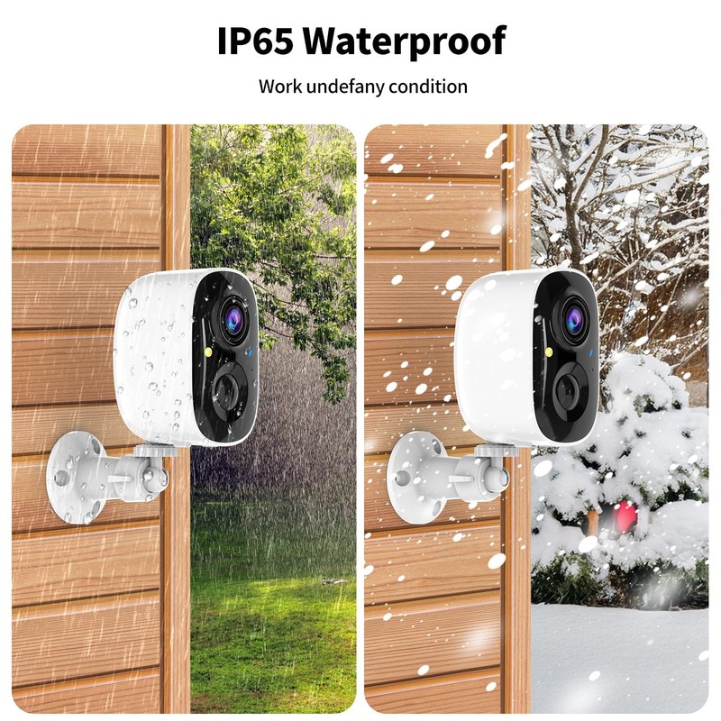 Security Cameras Wireless Outdoor,2K Indoor WiFi Wireless Cameras,Outside gallery