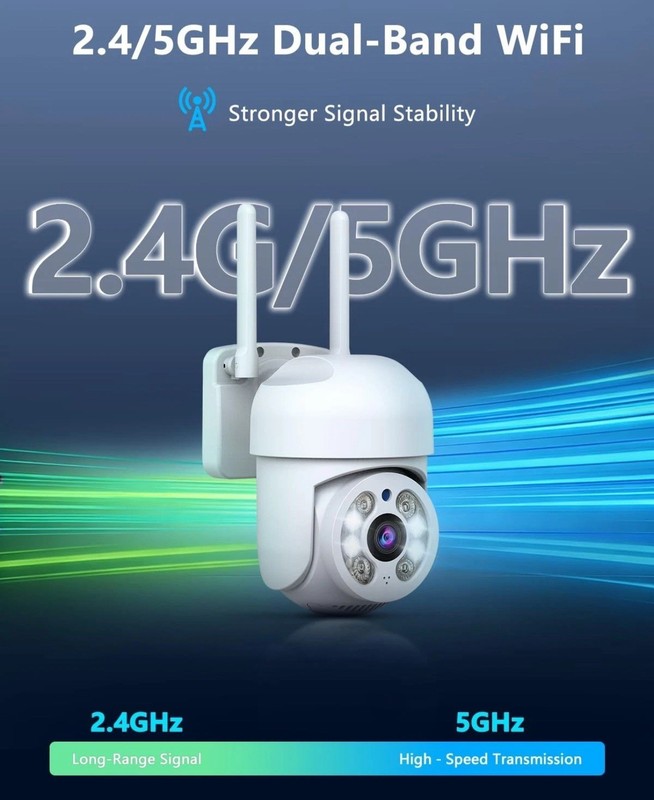PT Outdoor Wireless Security Camera Wi-Fi Camera for Home Video Surveillance gallery