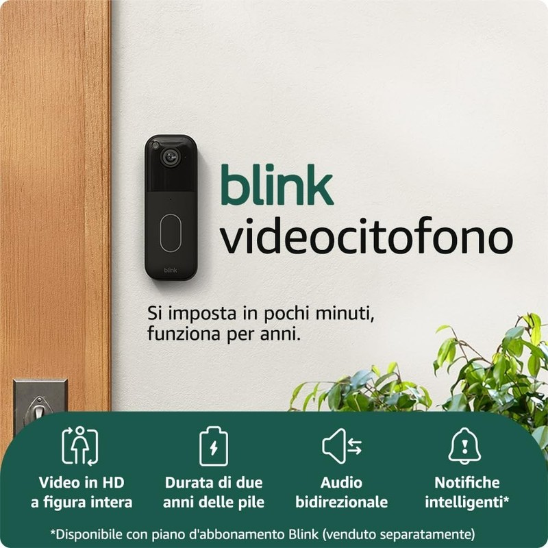 2x Blink Video Doorbell 1440p 2nd Generation WiFi Alexa Kit NEW Sealed gallery