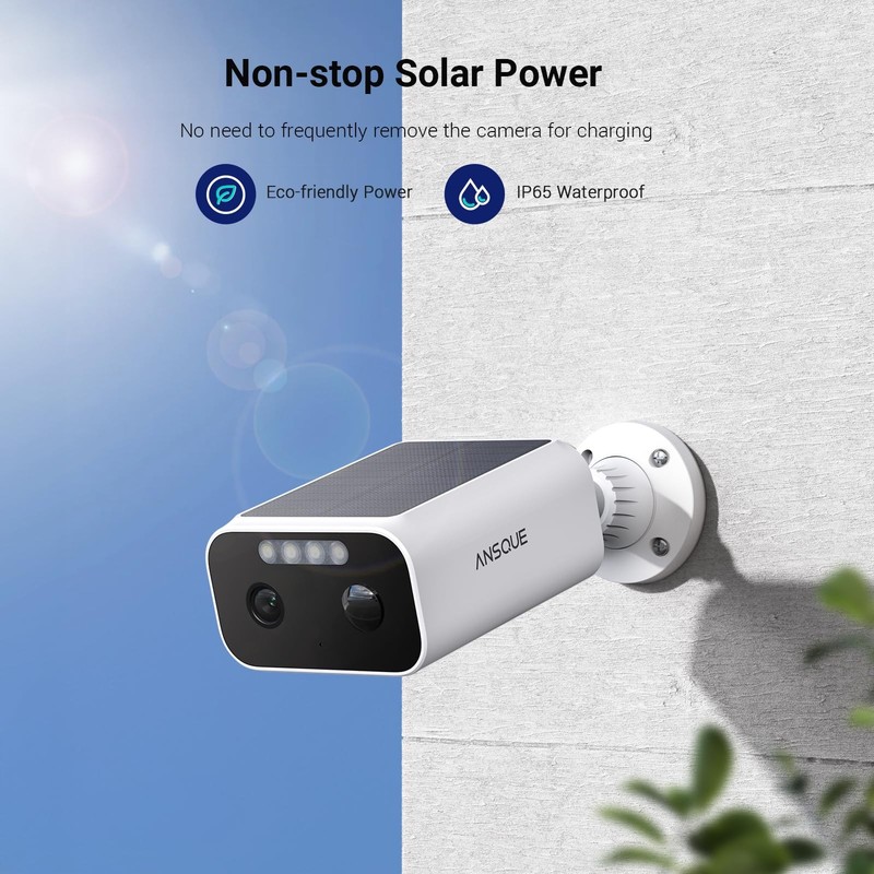 Cameras Wireless Outdoor Home System, No Subscription Fee, Solar Powered & 36... gallery
