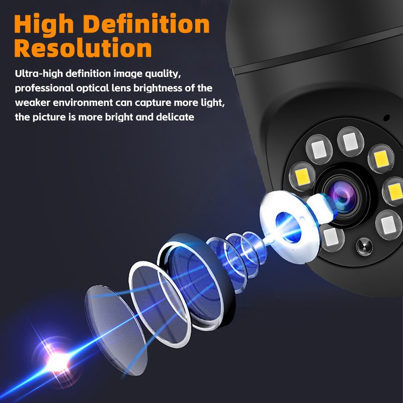 2PCS 5G Wifi Camaras De Seguridad Exterior Inalambrica Con Vision Nocturna 1080P gallery