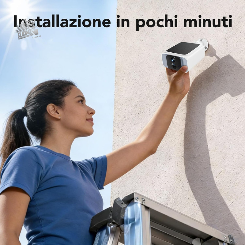 Outdoor Wi-Fi Camera Solar Panel Wireless Battery 2K Surveillance gallery