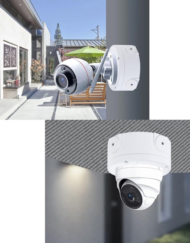 Plastic Universal Junction Box for Bullet Dome IP Security Camera Mount Brac... gallery