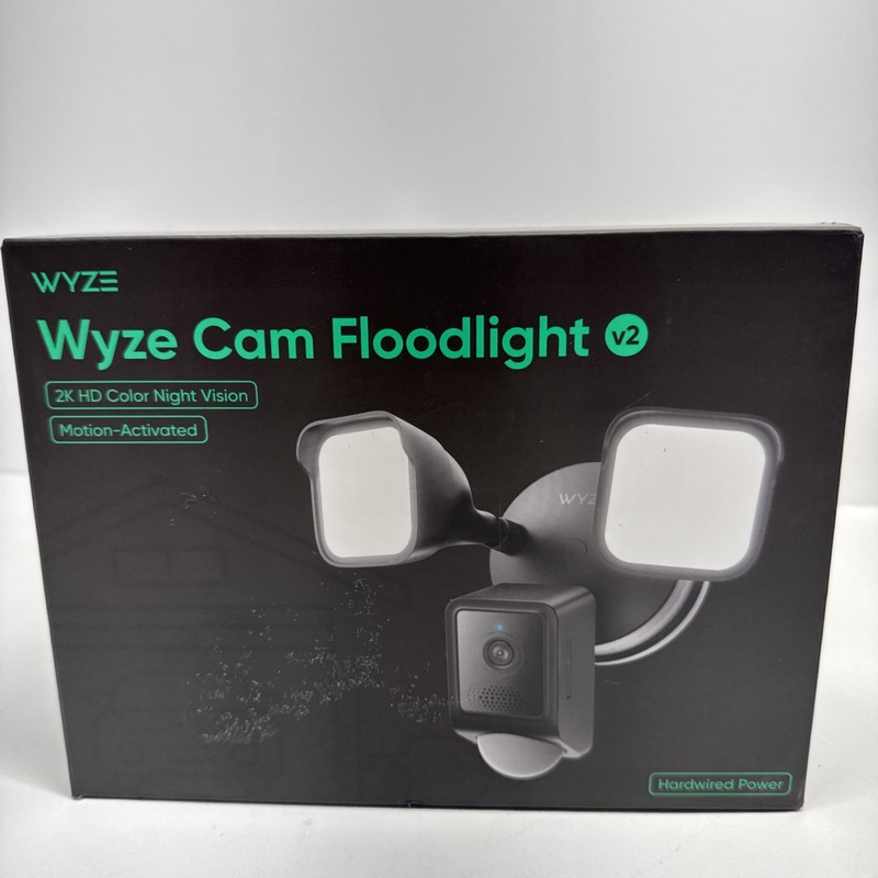 Wyze - Wired Outdoor Wi-Fi, 2800 Lumen Floodlight Home 2k Security Camera v2 ... gallery