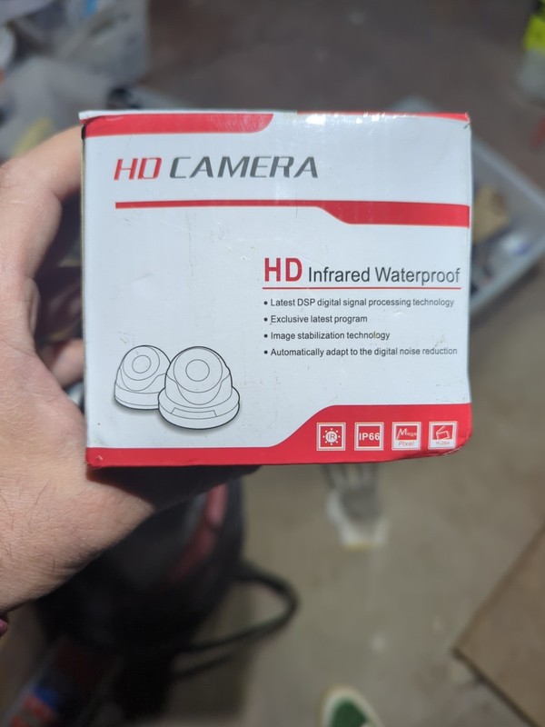 HD 1.2MP Infared Waterproof Dome Camera