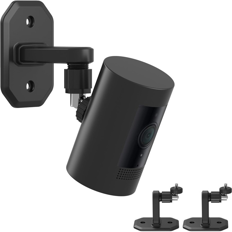 2Pack Adjustable Wall Mount Bracket Compatible with Ring Stick Up Cam & Ring …