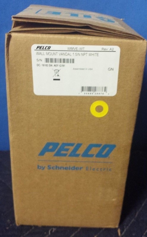 Pelco WMVE-WT Wall Mount Vandal Resistant White