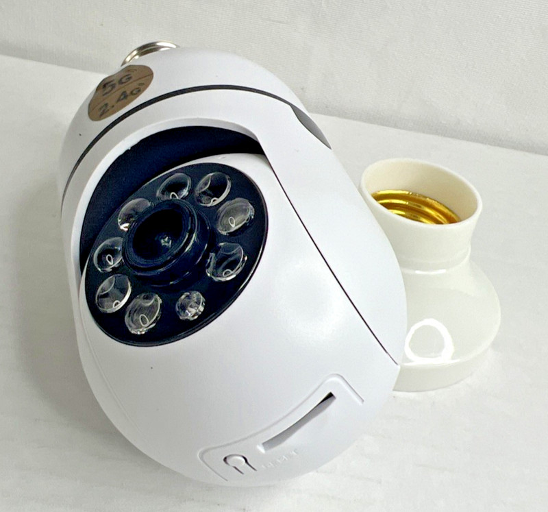 New Lot of 2 WiFi Panorama Camera HD Smart 360° View Wall Plug in 5GHz Wireless gallery