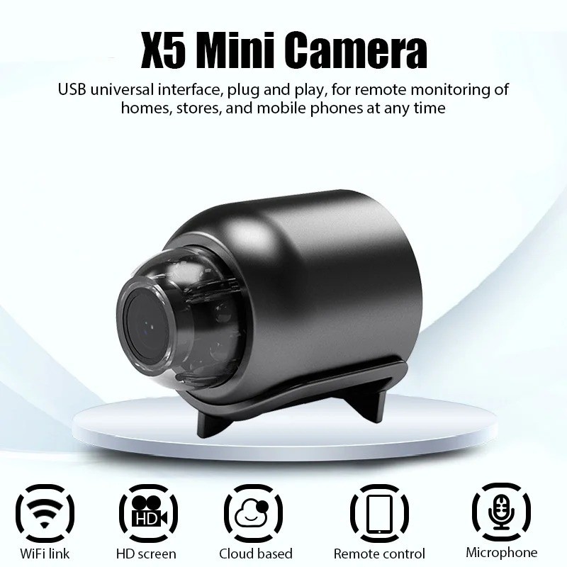 1080P Mini Camera CCTV WiFi HD IP Night Vision Camcorder Home Security Cam US gallery