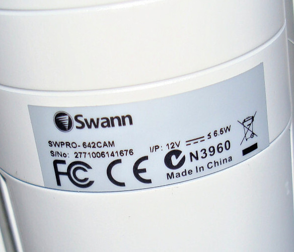 Swann PRO-642CAM 700TVL's Security Surveillance Camera w/ Night Vision - White gallery
