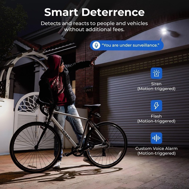 EC6 Dual 2K+2K Plug-in Outdoor Security Camera: Outdoor Camera for Home Secur... gallery