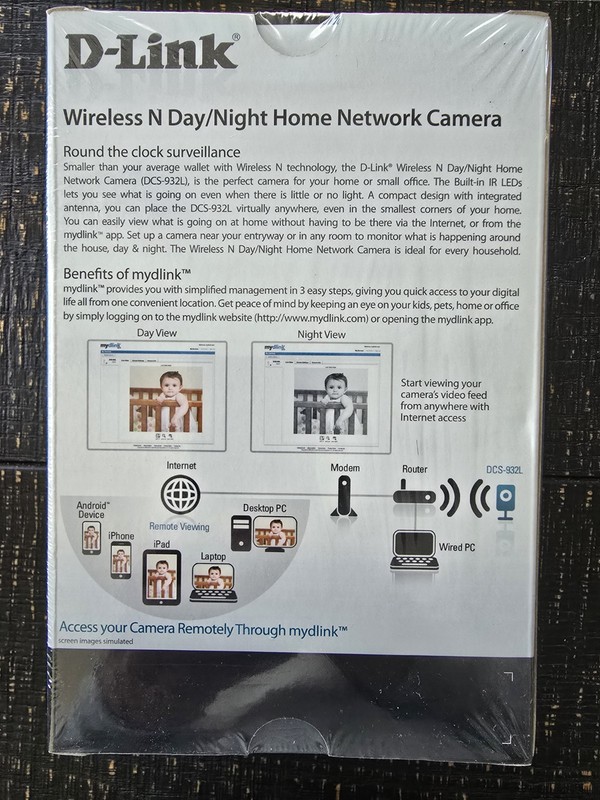D-Link DCS-932L Wireless Indoor IP Camera Night Vision Wi-Fi gallery