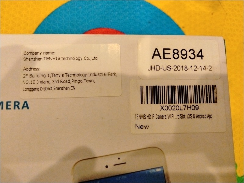 Tenvis Wireless HD IP Network Camera AE8934 - NIB NEW gallery