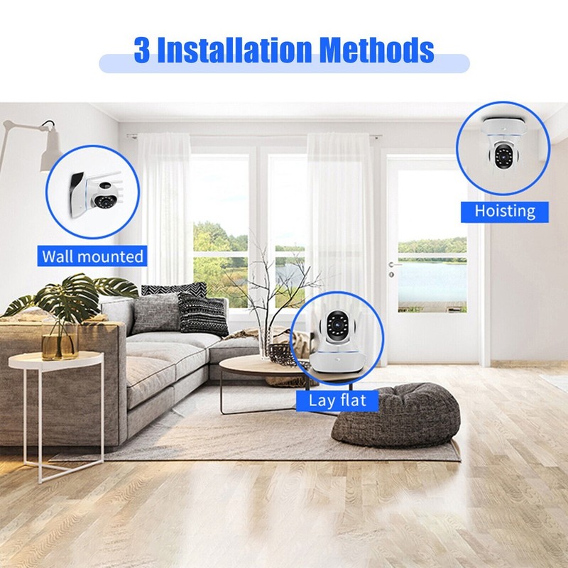 Camera Rotation Baby Monitor Home Video Smart Indoor Wireless 1080P gallery