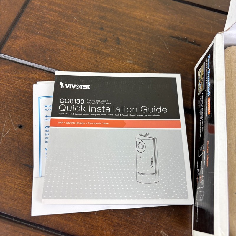 VivoTek Compact Cube Network Camera CC8130 - BLACK - OPEN BOX gallery