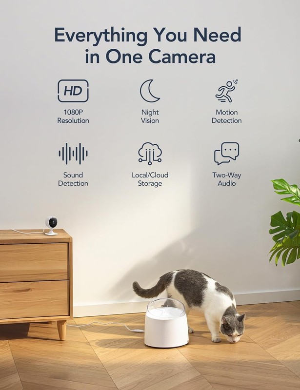 Lof of 3 GNCC GC3 Indoor WiFi Surveillance Camera 🔥New/Sealed🔥 gallery