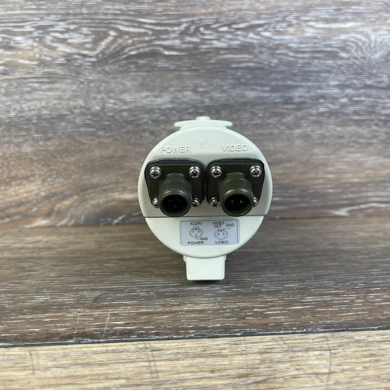 B&W White Wired AC24V Max 6.0W Home Surveillance CCD Security Camera gallery