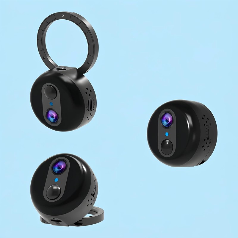 W-Q2 Mini 4G LTE Cellular Security Camera with Magnetic Rotating Mount