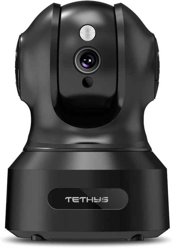 Wireless Security Camera 1080P Indoor [Work with Alexa] Pan/Tilt Wifi Smart IP C