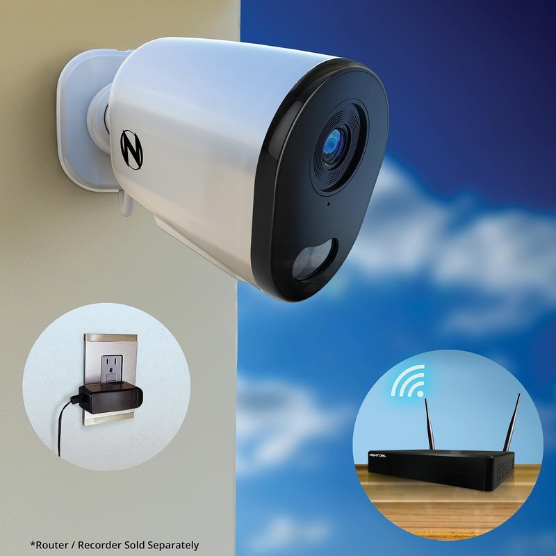 Adjustable 2K HD Wireless Camera with Smart Alerts for Indoor/Outdoor Security gallery
