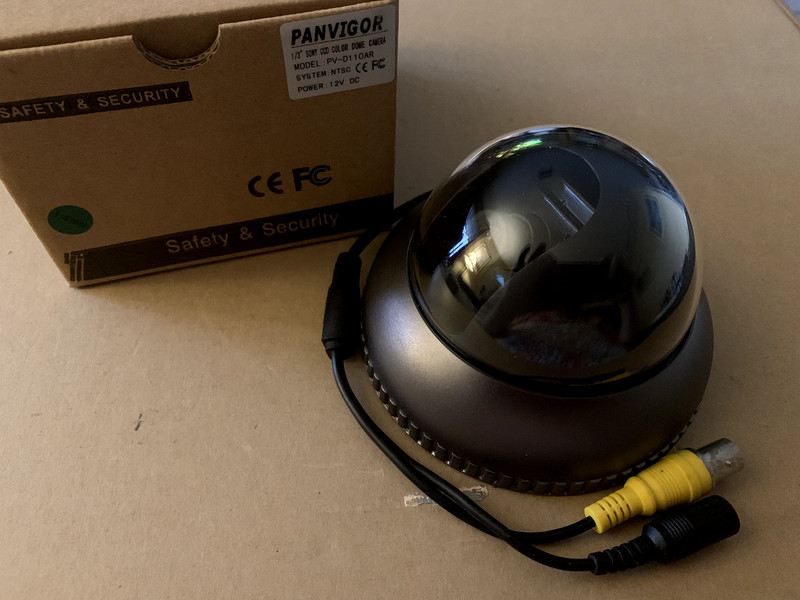 Panvigor PV-D110AR Color Dome Camera, 1/3″ SONY CCD Color, Resolution 420 Lines