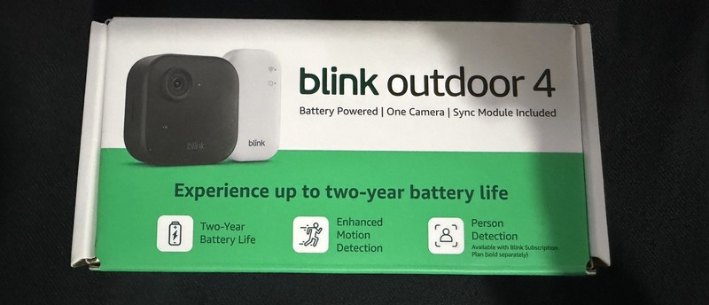 New Blink Outdoor 4 (4th Gen) Smart Security Camera Wire Free W/ Sync Module