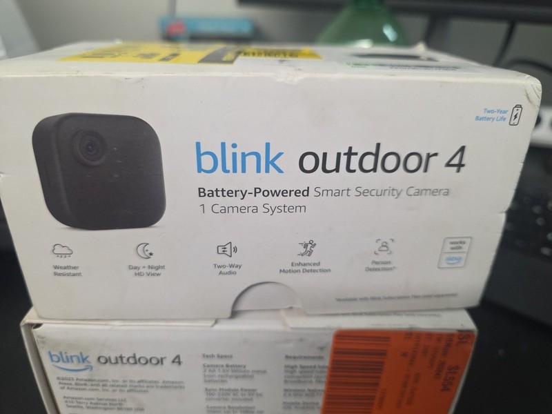 Blink Outdoor 4 (4th Gen) Wire-free Smart Security Camera – Black (B0B1N5HW22)