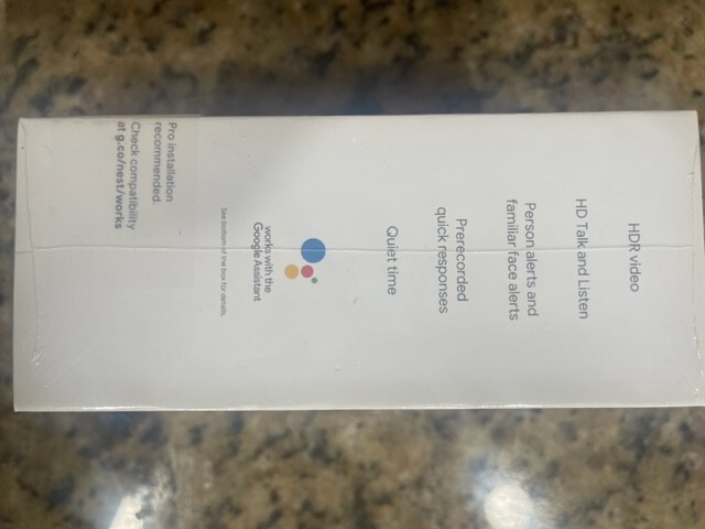 Google Nest Hello Video Doorbell, wired, video doorbell, works w/ google asst. gallery