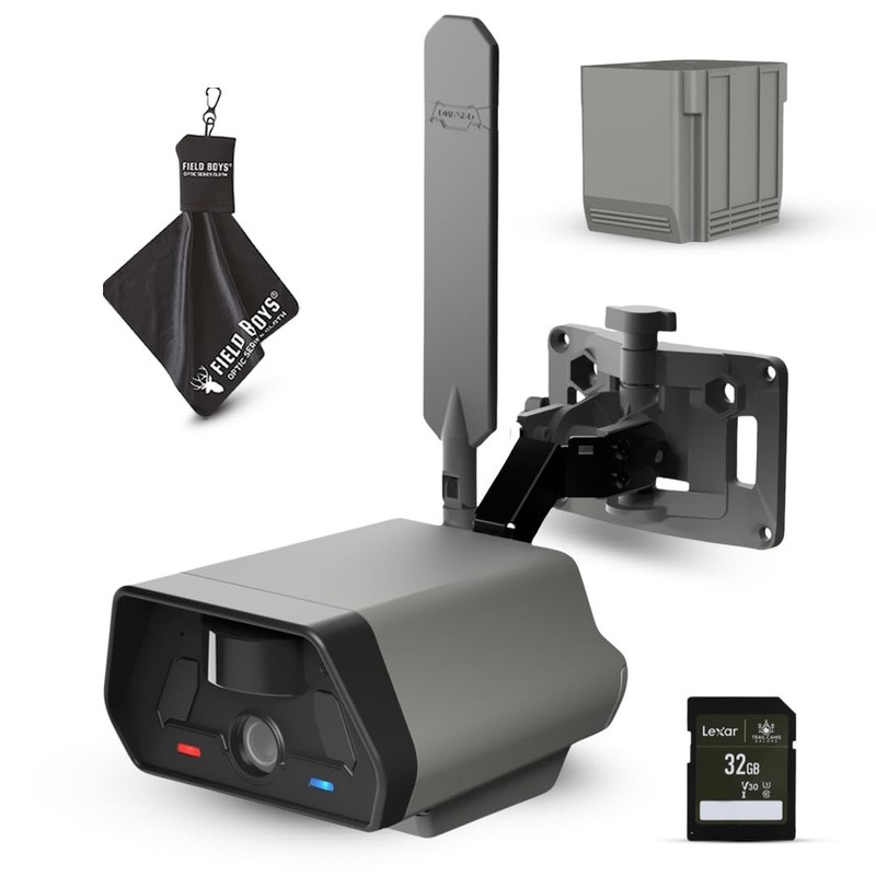 TACTACAM Defend Cellular Security Camera – No WiFi Required – Motion…