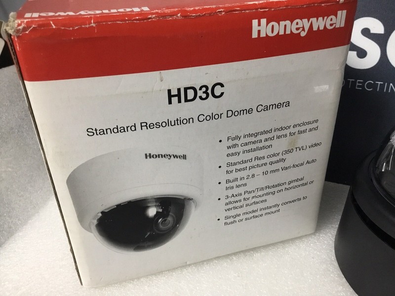 Honeywell HD3CB Security Color Camera W/350TVL 2.8-10mm Surface/Flush Mount NEW! gallery