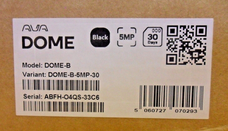 AVA Dome Security Camera DOME-B-5MP-30 gallery