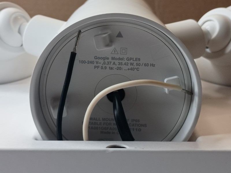 NEW! Google Nest Cam with Floodlight (Wired) Outdoor Smart Home Security Camera gallery
