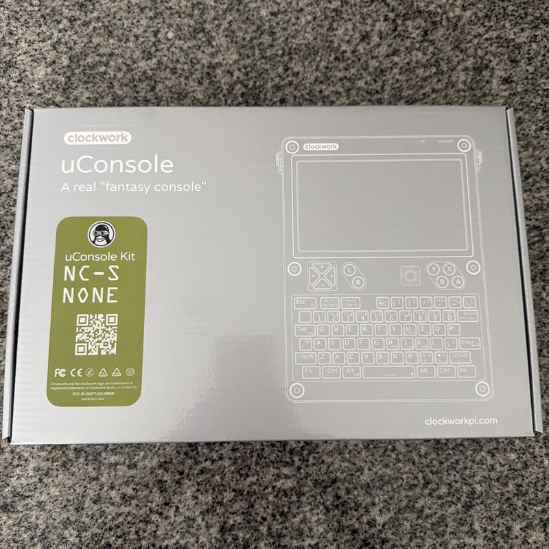 Clockworkpi Uconsole NC-S kit – WIFI ONLY – NO CM, Matte silver – UNASSEMBLED