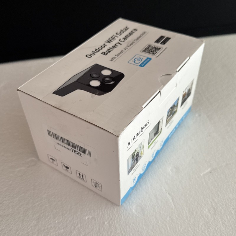 Dual Lens Outdoor WiFi Solar Battery Security Camera with Smart AI Event Detecti gallery
