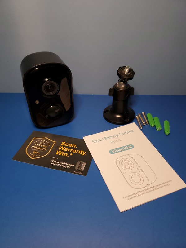 Vision Well Smart Battery Camera Model CG6S - Black gallery