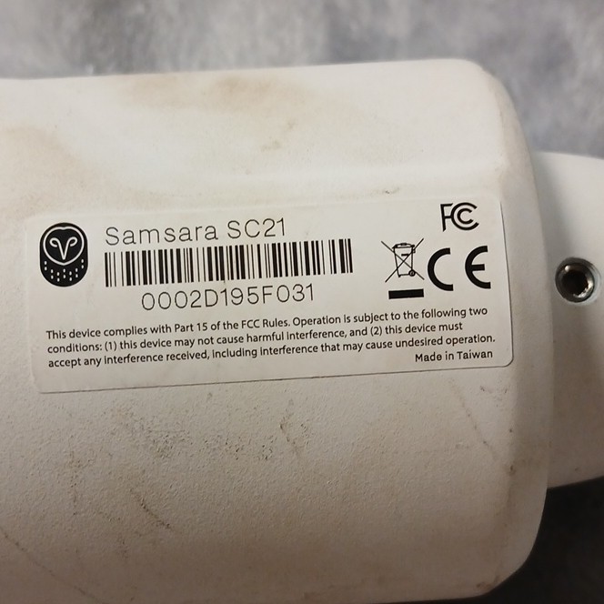 Samsara SC21 Bullet IP/Network Security Camera Wired White Indoor Outdoor gallery