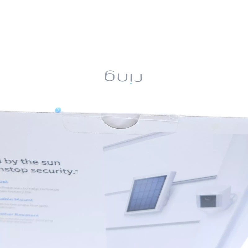 Ring Solar Panel Compatible with Spotlight Cam Battery & Stick Up Cam Battery-WH gallery