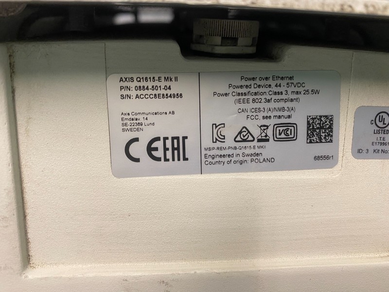 Axis Communications Q1615-E Mk II 1080 Day & Night Indoor/Outdoor Network Camera gallery