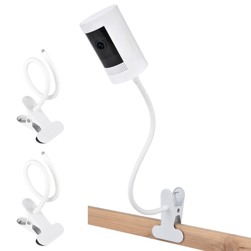 2pack Clamp Mount For Stick Up Cam Outdoor Cam Plus Flexible Gooseneck Mountin