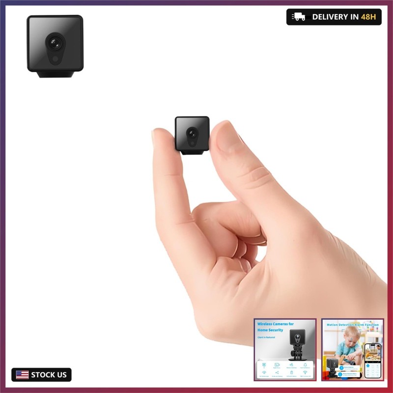 4K Mini Tiny Camera Wireless Security Indoor 2026 Home HD WiFi Small Cameras …