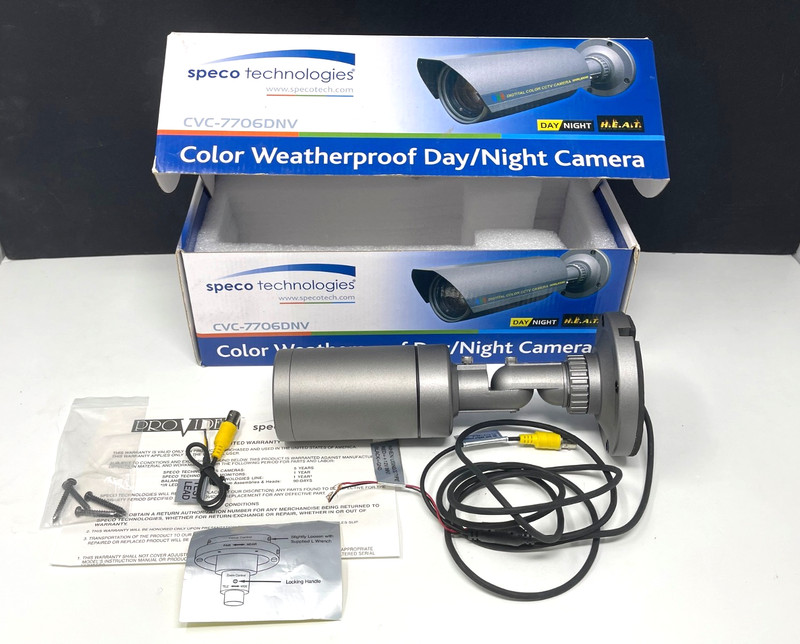 Speco Technologies CVC-7706DNV Color Weatherproof Day/Night Heater Camera gallery