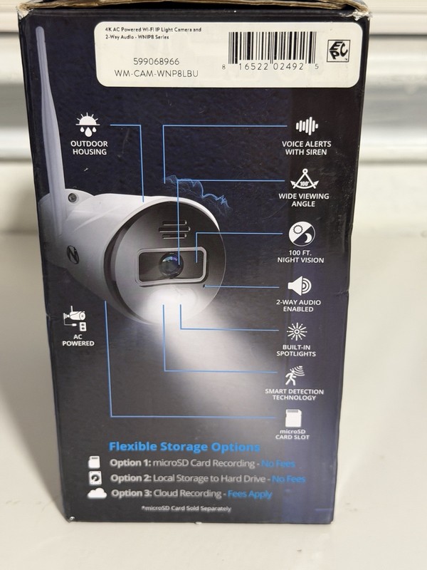 Night Owl Wi-Fi IP 4K HD Indoor/Outdoor Dual Spotlight Camera with 2-Way Audio gallery