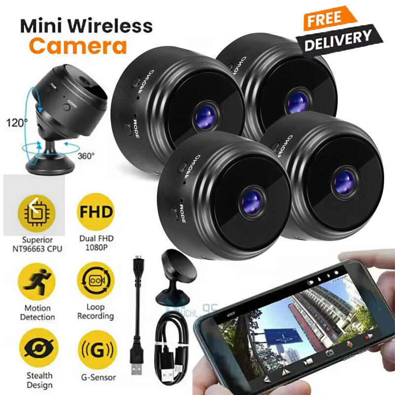 4 Camara De Seguridad 1080P WiFi Mini HomeSecurity Motion Detection Video Camera gallery