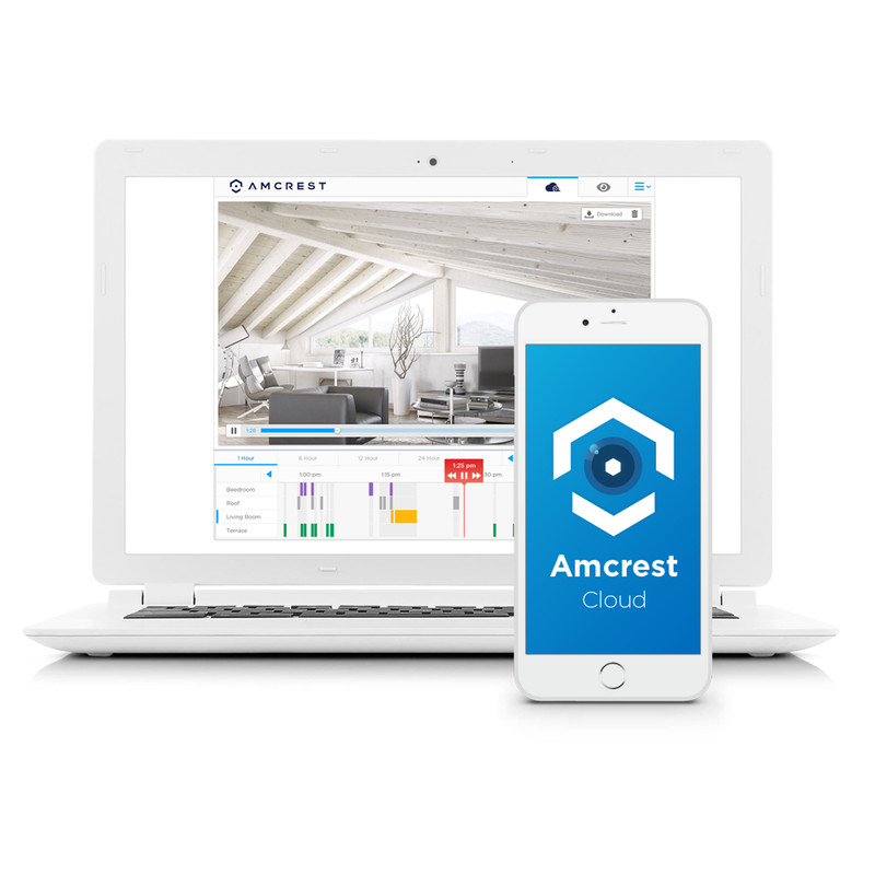 Amcrest UltraHD 5MP Turret PoE Outdoor Security IP Camera IP5M-T1179EW Warranty gallery