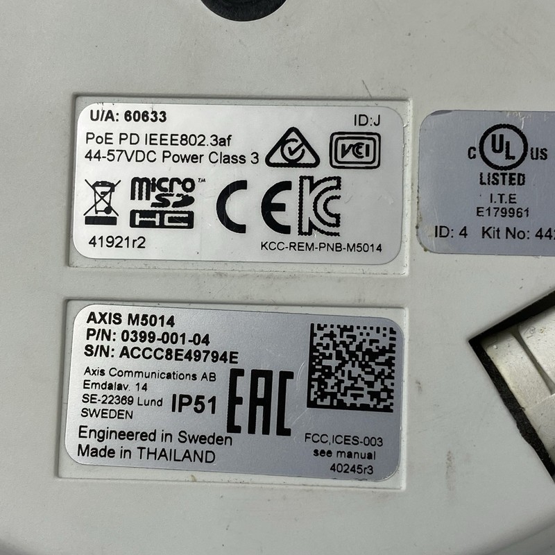 Axis M5014 PTZ Network Dome Camera Untested gallery