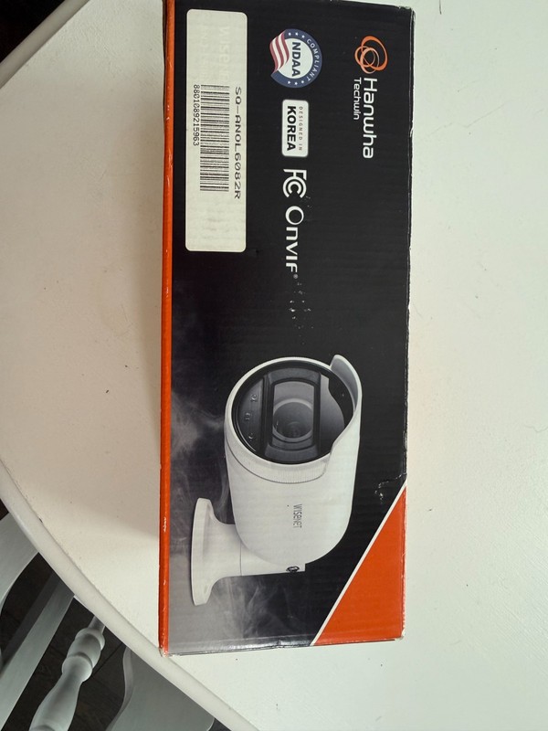 Hanwha Vision 2MP IR Bullet POE Camera ANO-L6082R – Open Box