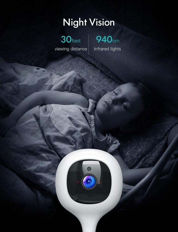 2PCS Baby Monitor Camera with 2-Way Audio 1080P WiFi Home Security Camera gallery