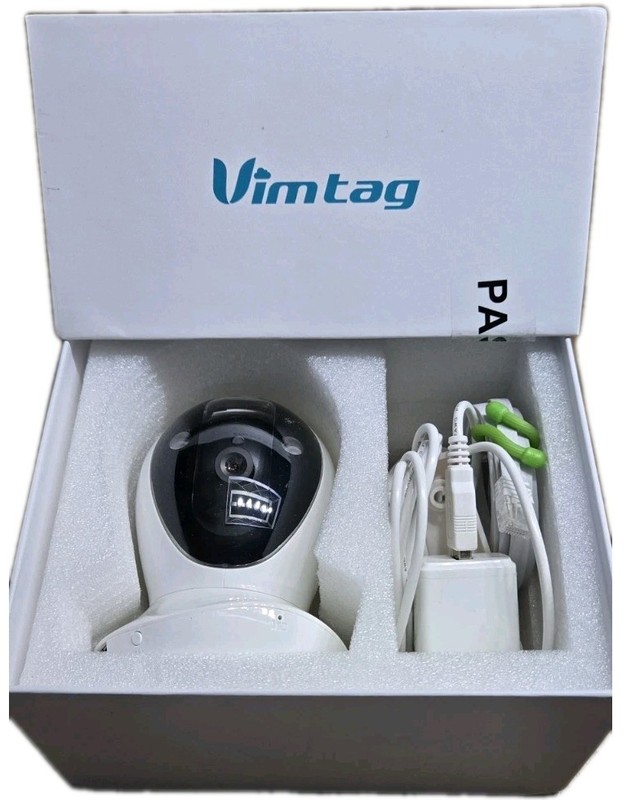 Vimtag P1 Premium IP Wifi Network Security Camera Pan/Tilt Night Vision