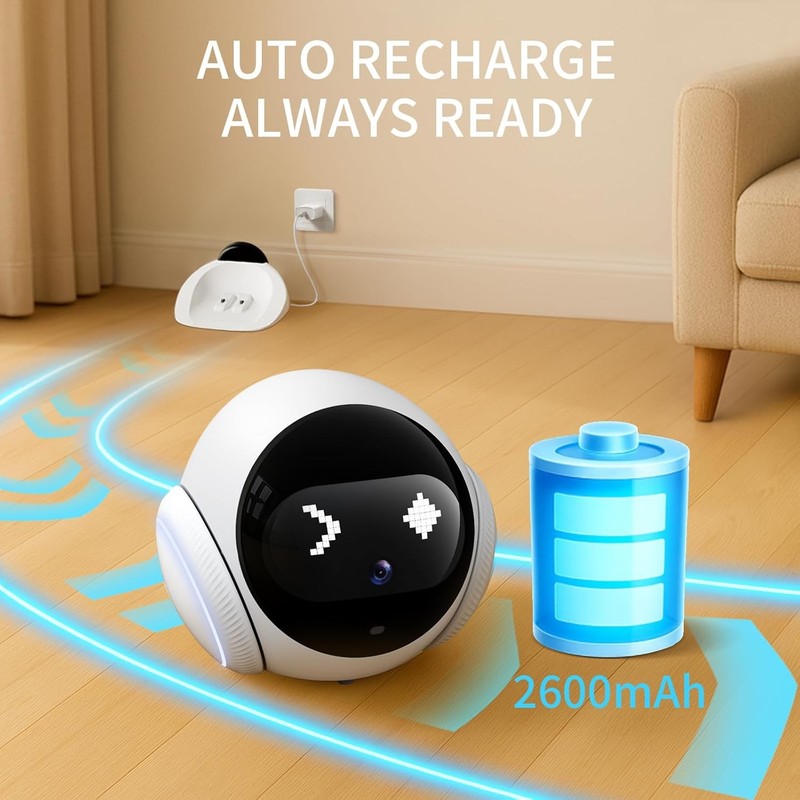 Pet Camera Robot Companion Monitor Movable Home Security 1080P gallery