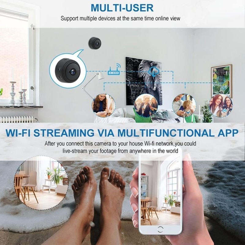 Mini WiFi Security Camera 1080P HD Record Camera Indoor Home Monitor A9 gallery